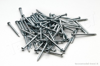 Roco 10000 Chiodi corti per fissaggio di binari senza massicciata, 400 pz.