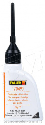 Faller 170490 Colla per plastica SuperExpert con applicatore, 25 ml