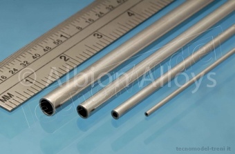 ALBION ALLOYS AT1M Tubo in alluminio 1 x 0,25 mm lunghezza 305 mm, 4 pz.