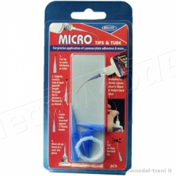 Deluxe Materials DL-AC9 Roket Glue Tips micro applicatore capillare di precisione, pz.6