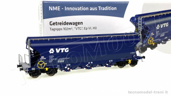 NME 506604 Carro trasporto cereali VTG tipo Tagnpps, da 102 metri cubi ep. VI