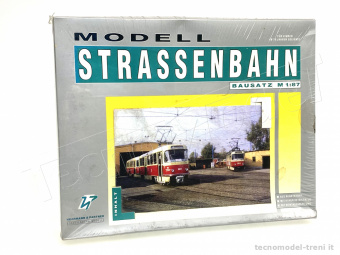 HERRMANN & PARTNER 23054 Tram di Halle tipo T4D, in kit di montaggio scala H0