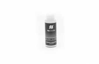 TAModels C204M Vernice termoplastica a base alcolica color grigio cemento opaco, 30ml.