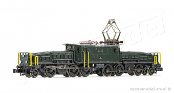 Arnold HN2433D SBB, locomotiva elettrica Ce 6/8 II 14276 ''Coccodrillo'' versione da manovra, livrea verde, ep.IV - DCC - Scala N 1/160