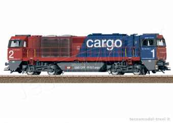 Trix 22881 SBB Cargo locomotiva diesel G 2000 Vossloh ep.VI - DCC Sound