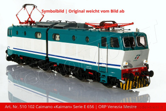 Kiss 510102 FS locomotiva elettrica E.656 030 livrea XMPR O.R.P. Venezia Mestre Scala 1 -1/32
