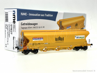 NME 511628 Carro trasporto cereali ''NACCO-RTI'' tipo Tagnpps, da 101 metri cubi ep. VI